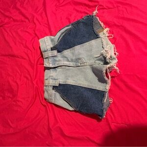 PacSun Two-Tone Jean Shorts